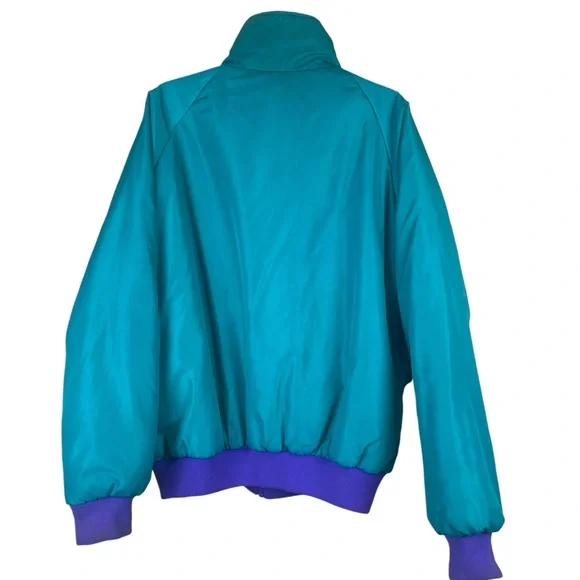 Columbia Men's Reversible All Weather Jacket Purple & Teal Size Large - Picture 4 of 14